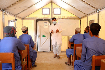 The World Health Organization (WHO), with financial support from the European Union (EU), transformed a 100-bed drug addiction treatment centre in Kandahar, Afghanistan. The Centre's upgraded facilities are now better equipped to support Afghans in need on their path to recovery. The newly renovated centre seeks to provide quality drug treatment programmes that help restore and maintain the physical, mental, social, psychological and economic well-being of vulnerable people from Kandahar and neighbouring provinces. The holistic approach of the programme is essential in addressing drug use and its related mental and physical disorders and deaths. It also focuses attention on reducing negative social and economic consequences such as unemployment, discrimination and stigmatization, crime and violence. https://www.emro.who.int/afg/afghanistan-news/eu-supports-revitalization-of-drug-addiction-treatment-centre-in-kandahar-under-joint-whounodc-project.html#:~:text=10%20August%202023%2C%20Kandahar%2C%20Afghanistan,on%20their%20path%20to%20recovery.