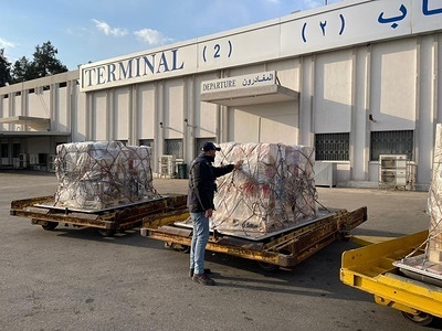 A charter plane carrying additional surgical and physical trauma supplies, tents, generators, and body bags landed in Damascus this morning as part of WHO’s earthquake response. The supplies will be delivered to earthquake affected areas and are enough to provide 400,000 medical treatments and care for 65,000 physical trauma patients. https://www.who.int/news/item/10-02-2023-who-sends-health-supplies-to-reach-400-000-people-impacted-by-the-earthquakes-in-t-rkiye-and-the-syrian-arab-republic