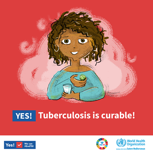 Yes! Tuberculosis is curable! Yes! We can#EndTB!